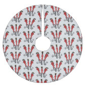 Monster-Tools für Spaß Cartoon Polyester Weihnachtsbaumdecke (Vorderseite)