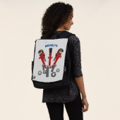 Monster-Tools für Spaß Cartoon Rucksack (Ausgewaschen)