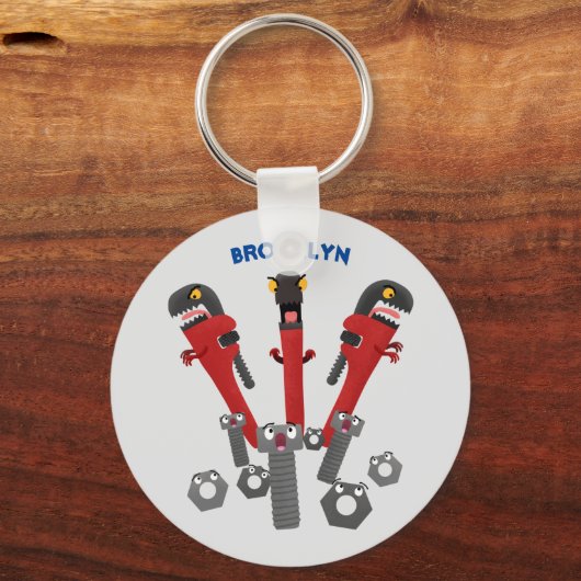 Monster-Tools für Spaß Cartoon Schlüsselanhänger (Vorderseite)