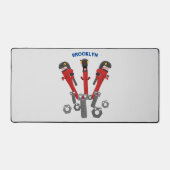 Monster-Tools für Spaß Cartoon Schreibtischunterlage (Vorderseite)