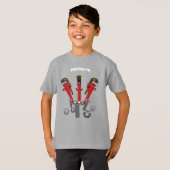 Monster-Tools für Spaß Cartoon T-Shirt (Vorne ganz)