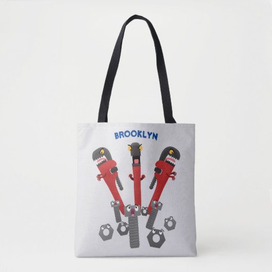 Monster-Tools für Spaß Cartoon Tasche (Vorderseite)