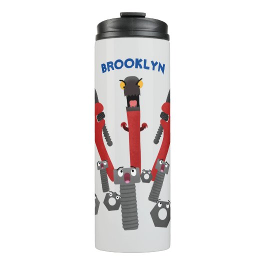 Monster-Tools für Spaß Cartoon Thermosbecher (Vorderseite)
