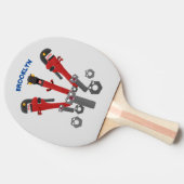Monster-Tools für Spaß Cartoon Tischtennis Schläger (Seitenansicht)