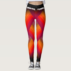 Monster Trainer Feuer rot/schwarz Leggings