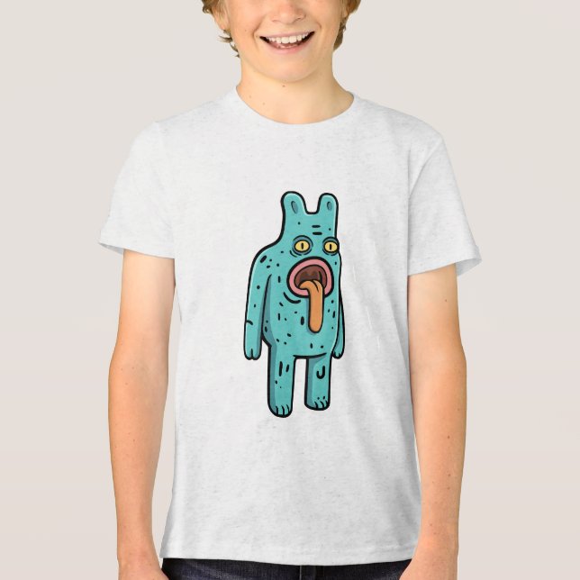 Monster Tri-Blend Shirt (Vorderseite)