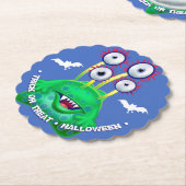 Monster Trick oder Halloween-Party Untersetzer beh (angewinkelt)