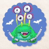 Monster Trick oder Halloween-Party Untersetzer beh (Vorderseite)