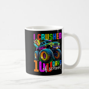 Monster Truck 100. Schultag Jungen 100 Tage Kaffeetasse