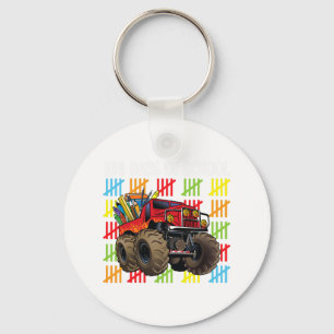 Monster Truck 100. Schultag Kinder Schlüsselanhänger