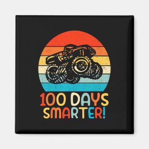 Monster Truck 100 Tage Kindergarten Magnet