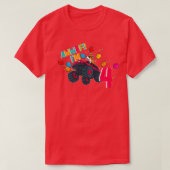 Monster Truck 4 Corgi Treiber Niedlicher Haustier T-Shirt (Design vorne)