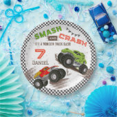 Monster Truck 7. Geburtstagsparty Pappteller (Party)