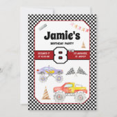 Monster Truck 8. Geburtstag Einladung (Vorderseite)