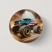 MONSTER TRUCK ABZEICHEN BUTTON (Vorderseite)