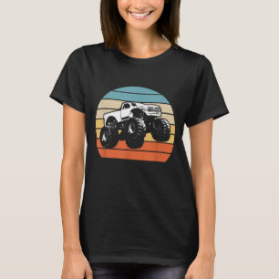 Monster Truck American Flag Racing USA Vintag T-Shirt