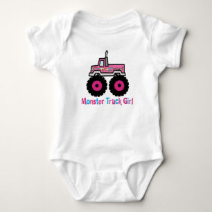 Monster Truck Baby Strampler