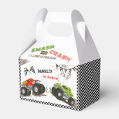 Monster truck bash cool modern smash birthday geschenkschachtel (Vorderseite)