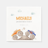 Monster Truck Bash Party Serviette (Vorderseite)