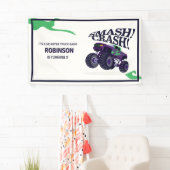 Monster Truck Birthday Bash - Smash & Crash Party Banner (Insitu)