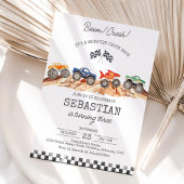 Monster Truck Birthday Einladung