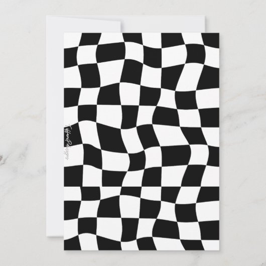 Monster Truck Birthday Einladung Blaue Haie (Rückseite)