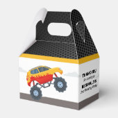Monster Truck Birthday Party Fevor Box Geschenkschachtel (Vorderseite)