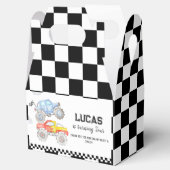 Monster Truck Birthday Party Fevor Box Geschenkschachtel (Geöffnet)