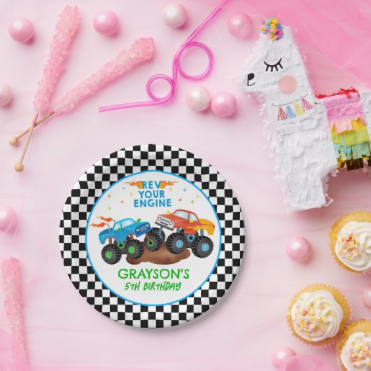 Monster Truck Birthday Party Paper Teller (Party)