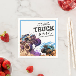 Monster Truck Birthday Party Serviette