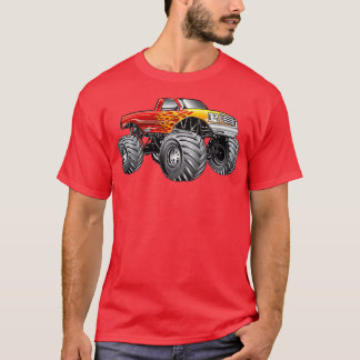 Monster Truck Blazing Flame 2 T-Shirt
