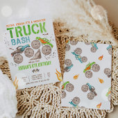 Monster Truck Boy Birthday Party Einladung