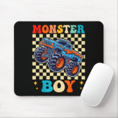 Monster Truck Boy Family Matching Monster Trucks B Mousepad (Mit Mouse)