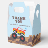 Monster Truck Boy Geburtstagsparty Geschenkschachtel (Geöffnet)