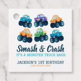 Monster Truck Boys Niedliche Geburtstag Geschenkanhänger