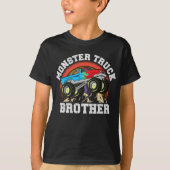 Monster Truck Brother Matching Family T-Shirt (Vorderseite)