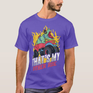 Monster Truck Car and Dino Cooler Lieferwagen Moto T-Shirt