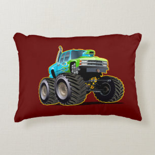 Monster-Truck-Cartoon Dekokissen