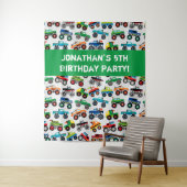 Monster Truck Childrens Wandteppich (Beispiel)