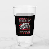 Monster Truck Christmas Glas (Vorderseite)