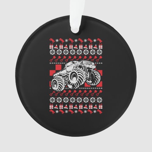 Monster Truck Christmas Ornament (Vorderseite)
