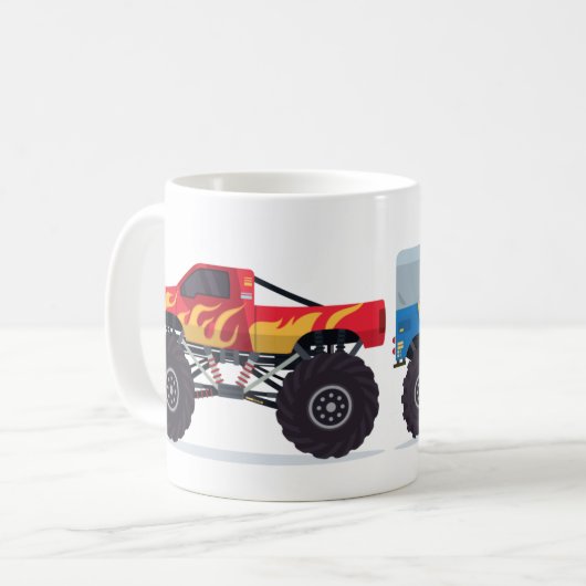 Monster Truck Coffee Tasse (Vorderseite Links)