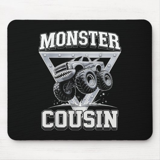 Monster Truck Cousin Fathers Day Monster Truck Are Mousepad (Vorne)