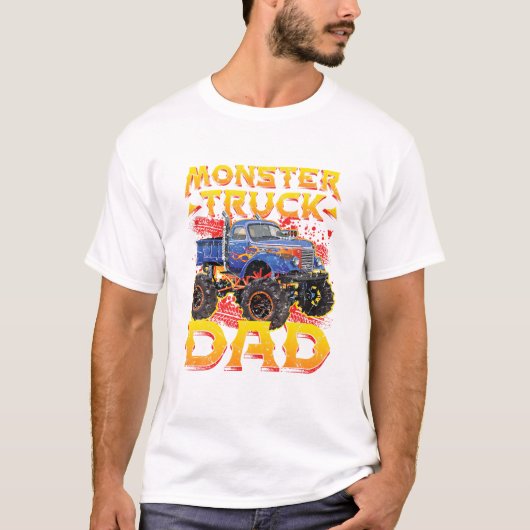 Monster Truck Dad Daddy T-Shirt (Vorderseite)