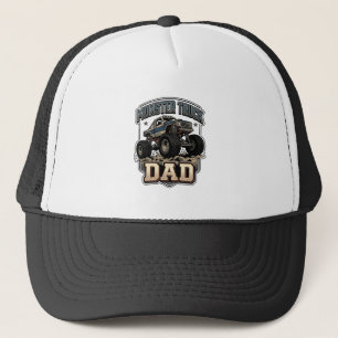 Monster Truck Dad Vintage Vector T-Shirt Design_1 Truckerkappe