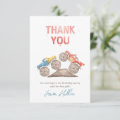 Monster Truck Dankeschön Karten | LKW-Party (Stehend Vorderseite)