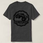 Monster Truck, der Sticker gefärbt hat T-Shirt (Design vorne)