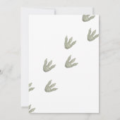 Monster Truck & Dinosaurier 3. Geburtstag Party Einladung (Rückseite)