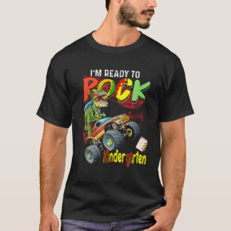 Monster Truck Dinosaurier Jungs, die ich bereit bi T-Shirt