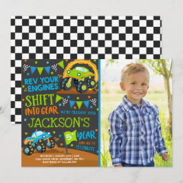 Monster Truck Einladung Monster Truck Geburtstag